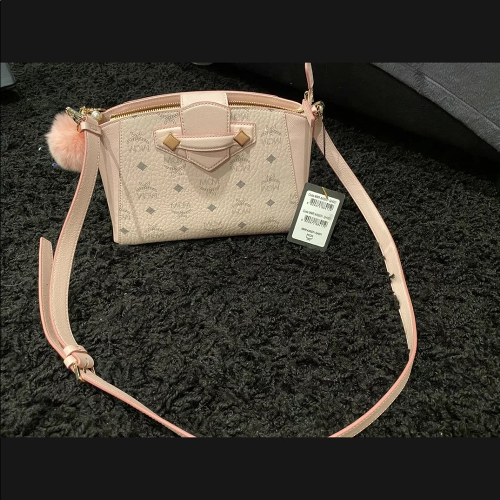 MCM Essential Visetos Coated Canvas Handbag